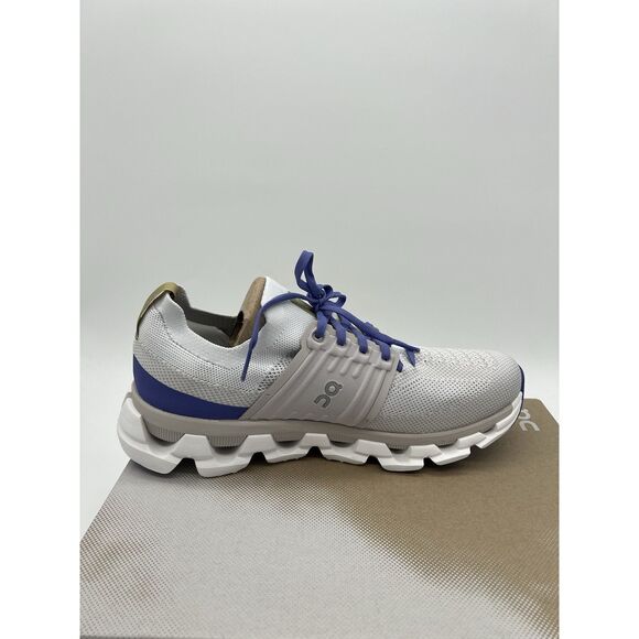 On Women's Cloudswift 3 Running Shoes White Blueberry NWB Size 11 - Picture 4 of 8